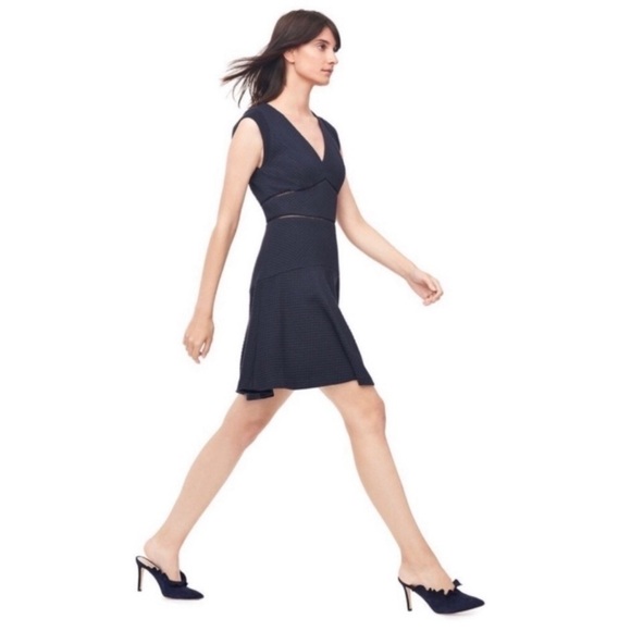 REBECCA TAYLOR • Dark Navy Sailor Shift  Dress - Picture 10 of 15
